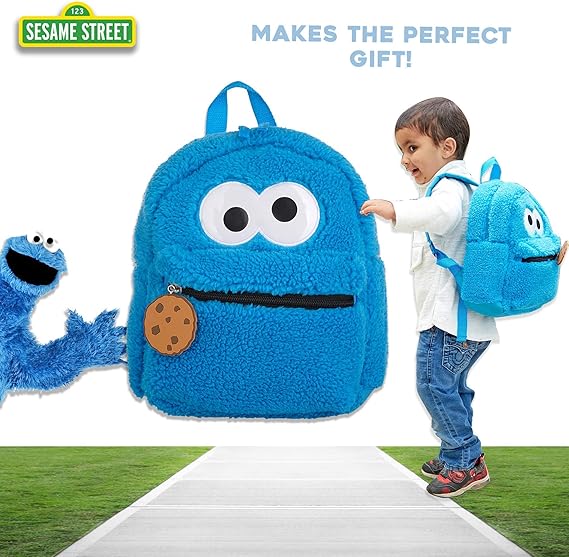 Sesame Street Elmo and Cookie Monster Mini Backpacks for Toddler, Boys – Smart Leo Store